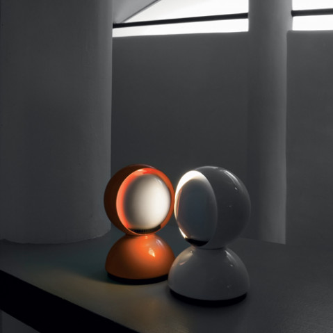 lampe poser eclisse artemide rouge