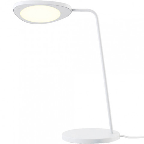 lampe poser leaf muuto blanc