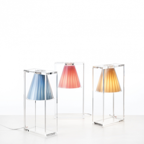 lampe poser light air kartell jaune