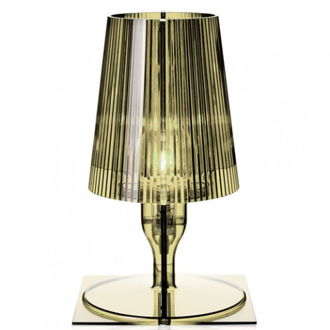 lampe poser take kartell vert olive
