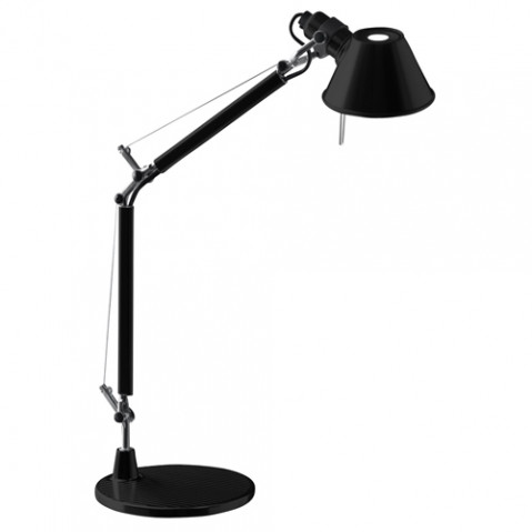 lampe poser tolomeo micro artemide noir