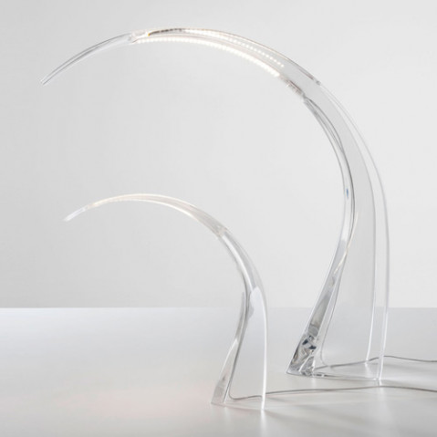 lampe poser taj mini kartell blanc