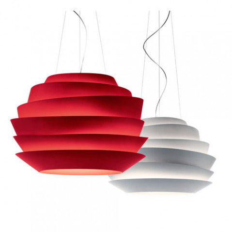 le soleil foscarini suspension design blanc