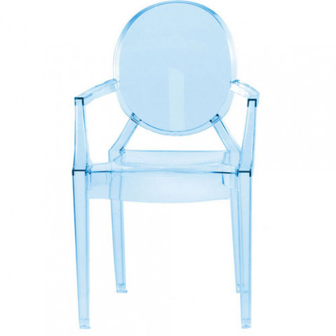 Lou Lou Ghost Fauteuil Enfant Design Kartell Bleu