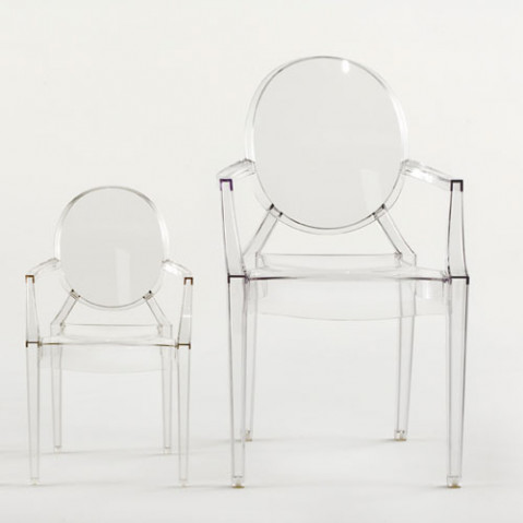 Lou Lou Ghost Fauteuil Enfant Design Kartell Bleu