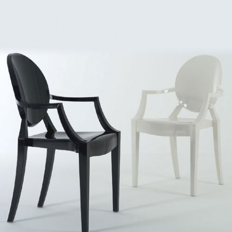Louis Ghost Design Kartell Blanc Opaque