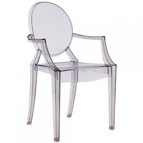 Louis Ghost Fauteuil Design Kartell Fume