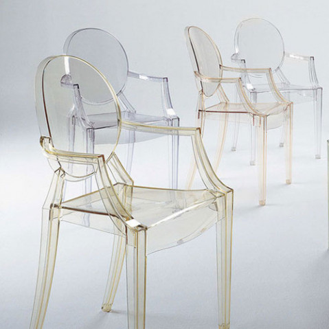 Louis Ghost Design Kartell Blanc Opaque
