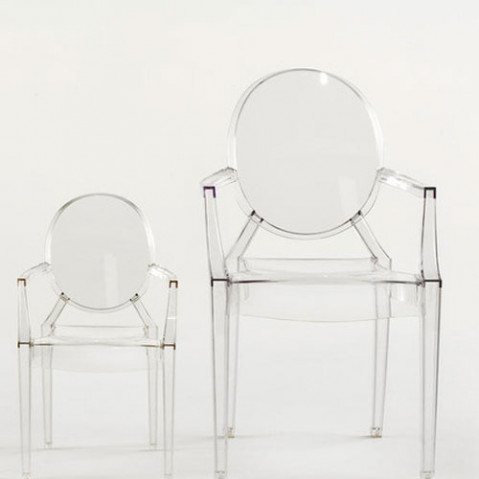 Fauteuil Louis Ghost Kartell Transparent