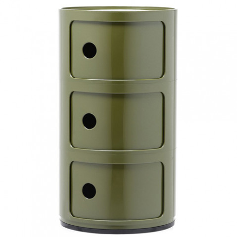 meuble componibili 3 elements kartell vert