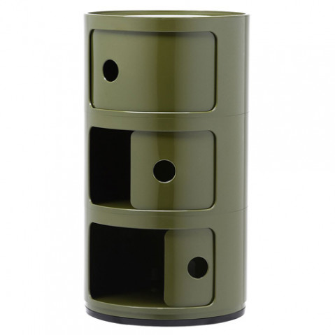 meuble componibili 3 elements kartell vert