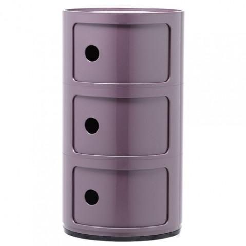 meuble componibili 3 elements kartell violet