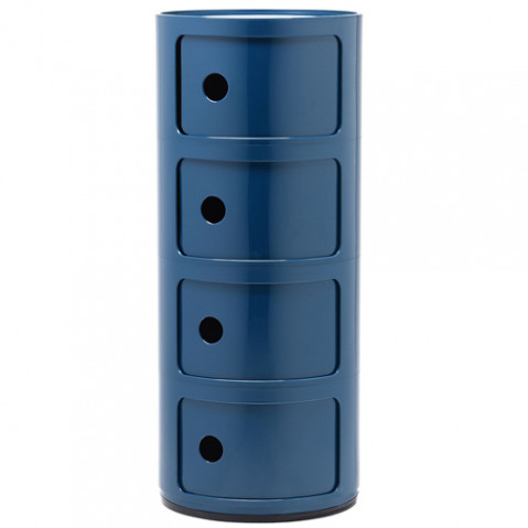 meuble componibili 4 elements kartell bleu
