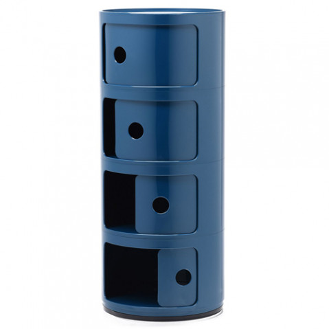 meuble componibili 4 elements kartell bleu