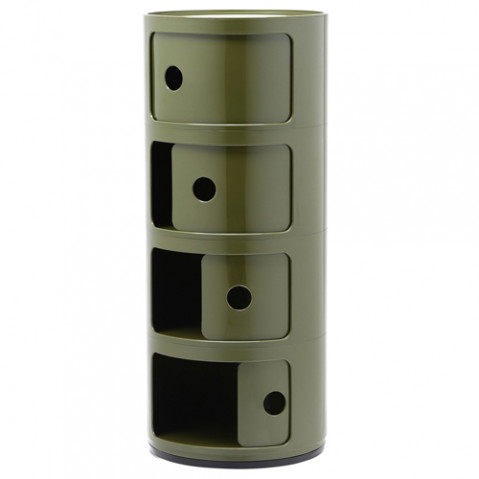 meuble componibili 4 elements kartell vert