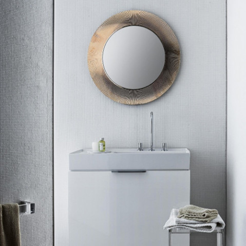 miroir all saints kartell orange transparent