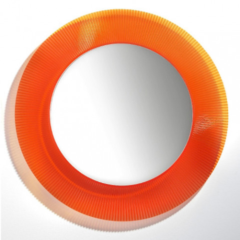 miroir all saints kartell orange transparent