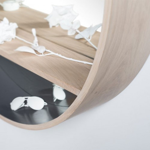 miroir console 125 drugeot labo blanc