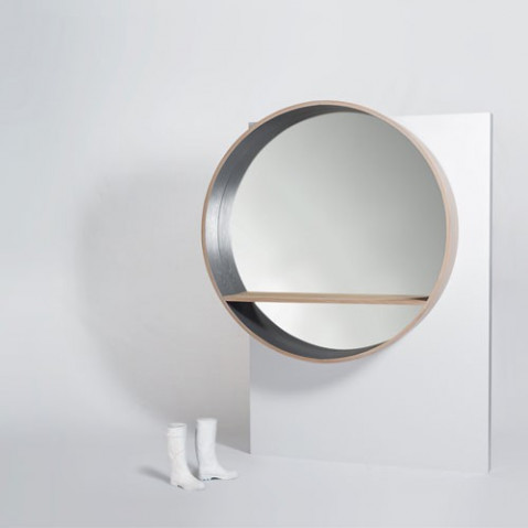 miroir console 125 drugeot labo blanc