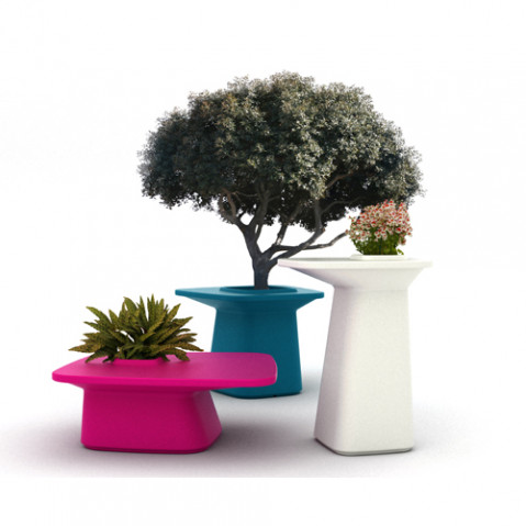Moma Table Medium Outdoor Vondom Blanc