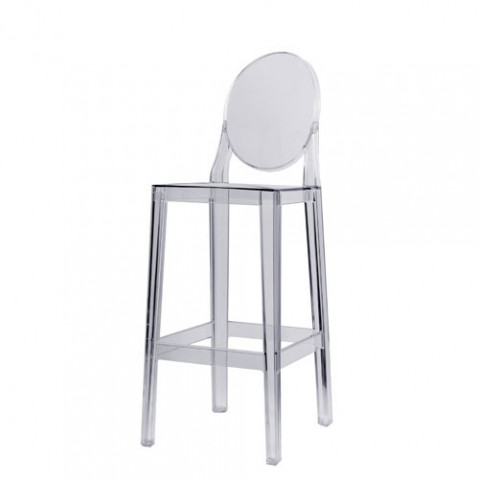 One more Tabouret h75 kartell cristal