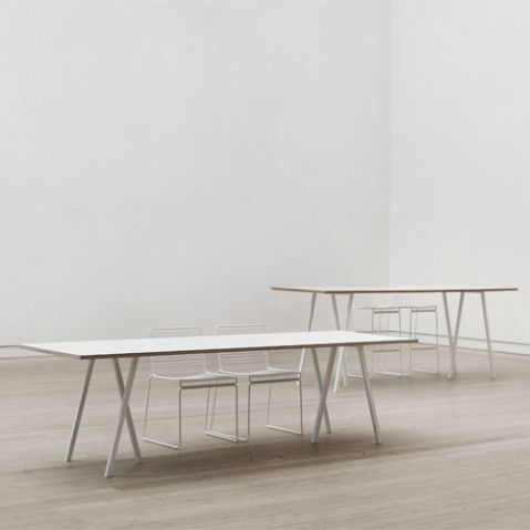 paire treteaux loop hay blanc