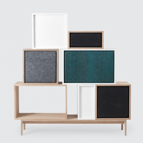 panneau isolation stacked small muuto noir