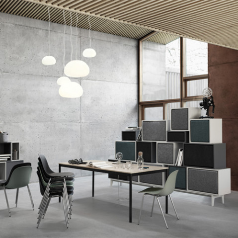 panneau isolation stacked large muuto gris