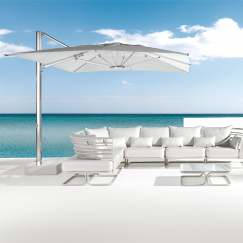 socle parasol deporte shade emu blanc