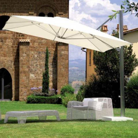 socle parasol deporte shade emu blanc