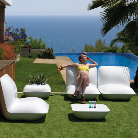Pillow Fauteuil Design Vondom Blanc