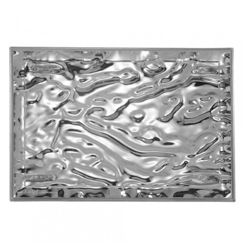 plateau dune metallise 46 kartell chrome