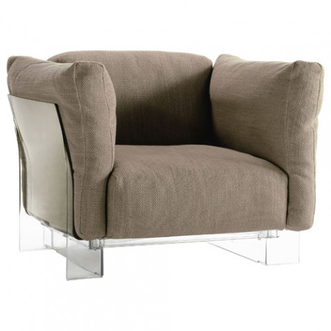 Pop Duo Fauteuil Design Kartell Tourterelle