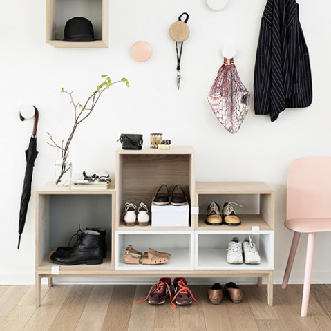 porte manteaux the dots muuto grand noir