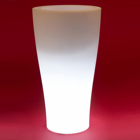 pot lumineux curvada vondom blanc
