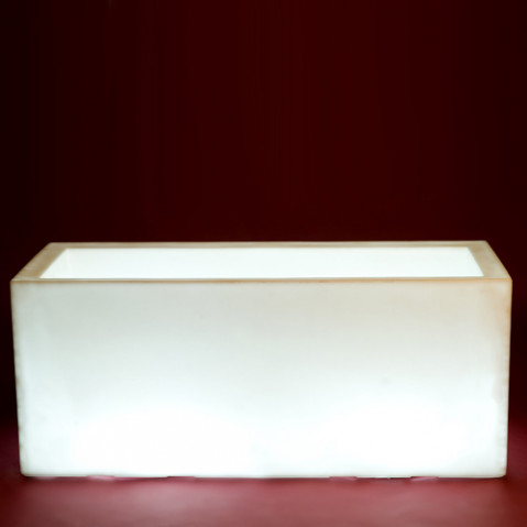 pot lumineux jardiniera vondom blanc