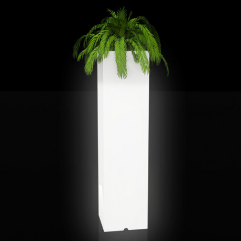 pot lumineux torre cuadrada vondom blanc