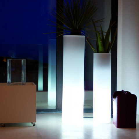 pot lumineux torre vondom blanc