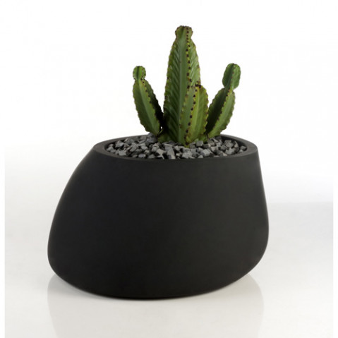 pot fleurs stones 40 vondom blanc