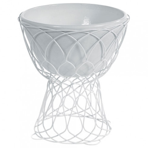 jardiniere basse re trouve emu blanc