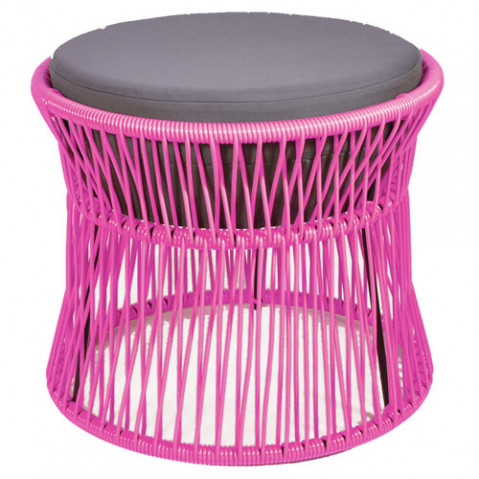pouf ito boqa fuchsia
