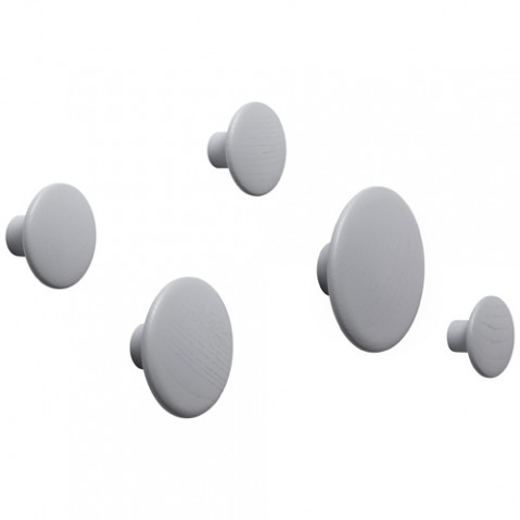 set 5 pateres the dots muuto gris