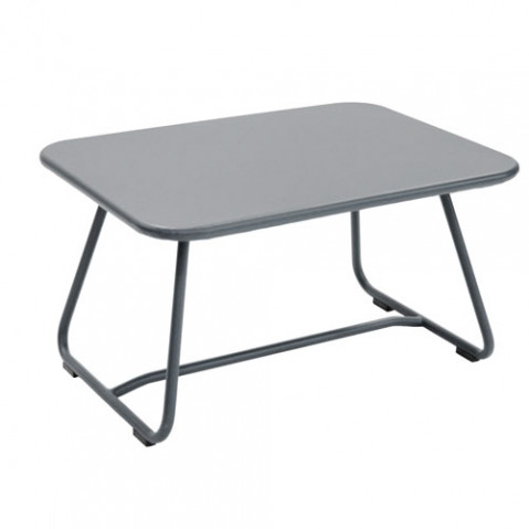 sixties fermob table basse gris orage