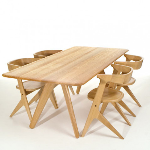 Slab table design tom dixon naturel 200cm