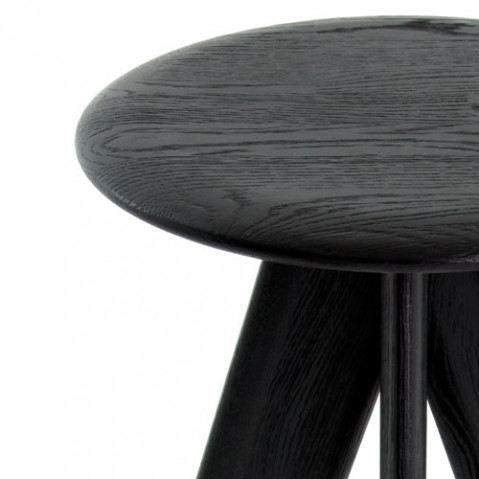 Slab tabouret de bar Tom dixon noir