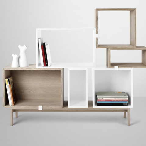 socle etagere podium muuto blanc