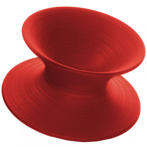 spun magis fauteuil design rouge