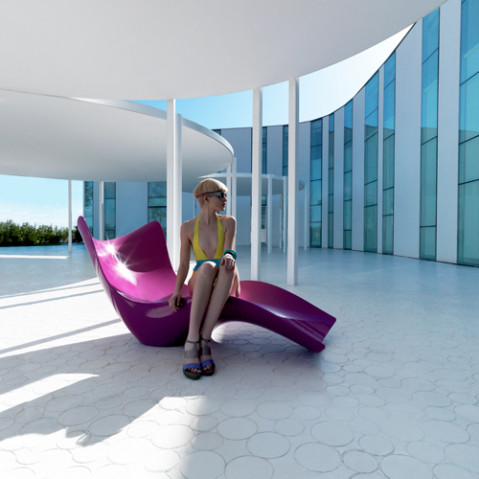 Surf Bain De Soleil Design Vondom Jaune