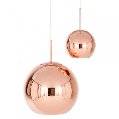 suspension copper round 40 tom dixon