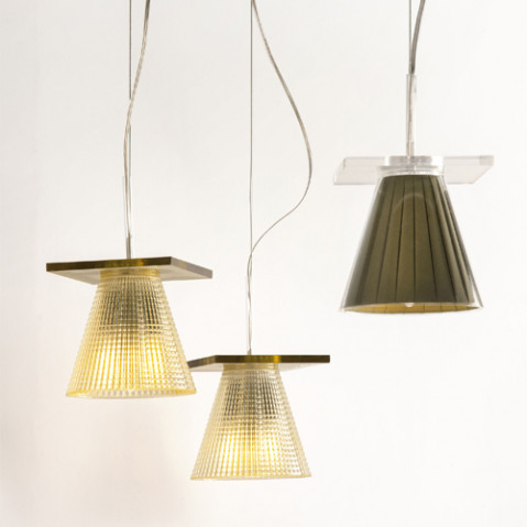 suspension light air kartell ambre